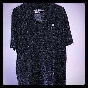 Men’s black collar shirt!